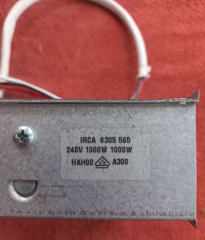 Samsung tumble dryer heating element heater  DV5008J, DV665J, DV665JV, DV665JS, DV665JW