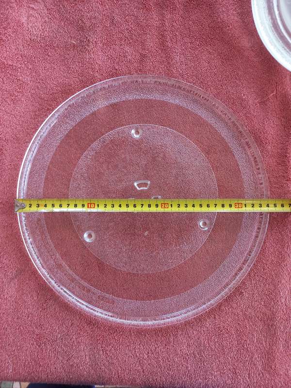 Microwave oven glass plate 345mm Samsung, Panasonic  & other makes/models - see measurements