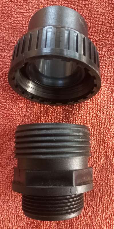 Swimming pool fittings - union 50mm x 2