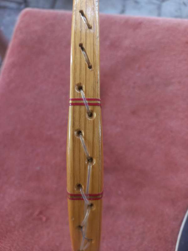 Wooden tennis racket medium 4 1/2 Slazenger Flight Commander