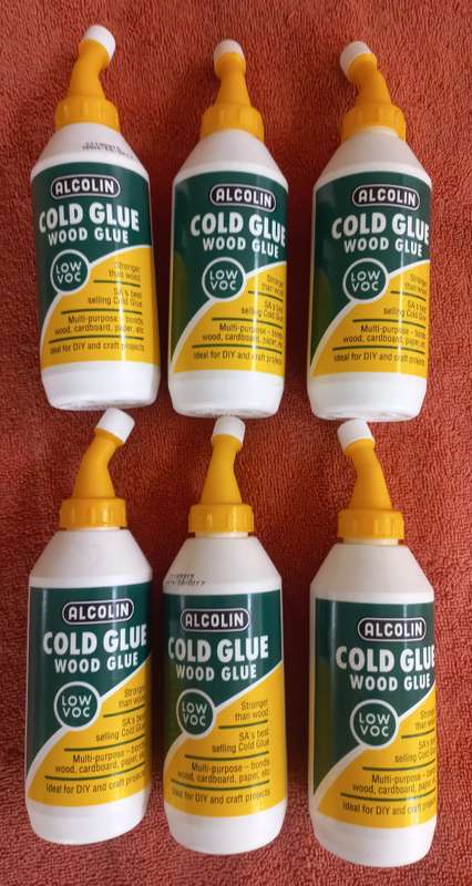 Lot of 6x 250ml Wood Glue - Alcolin Low VOC DIY & Craft projects Multi-purpose