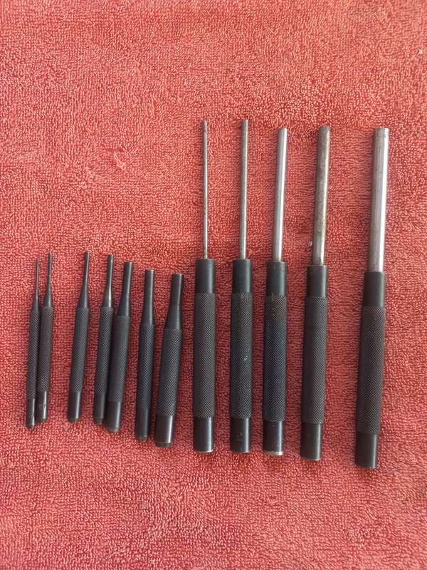 Lot of pin punches