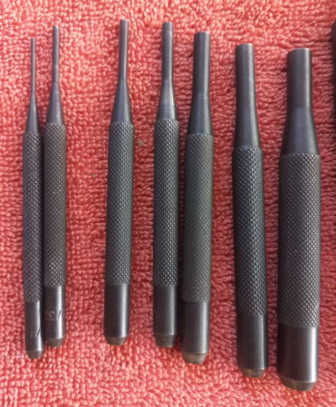 Lot of pin punches