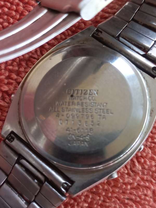 Parts, display or repair - Casio & Citizen watch lot (not working) - see photos & description
