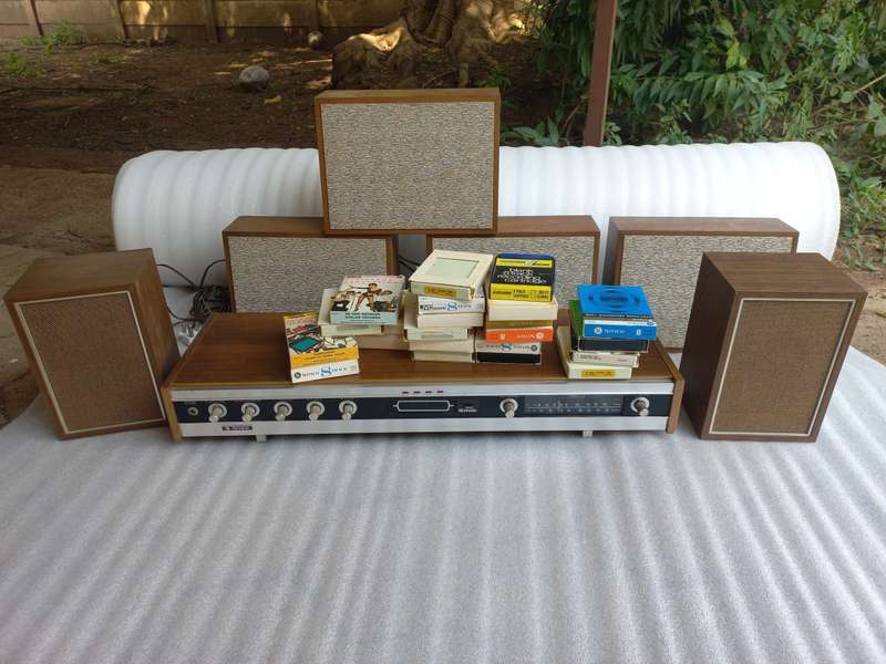 JVC Nivico STF-200FM - 8 Track player, AM/FM radio - READ DESCRIPTION