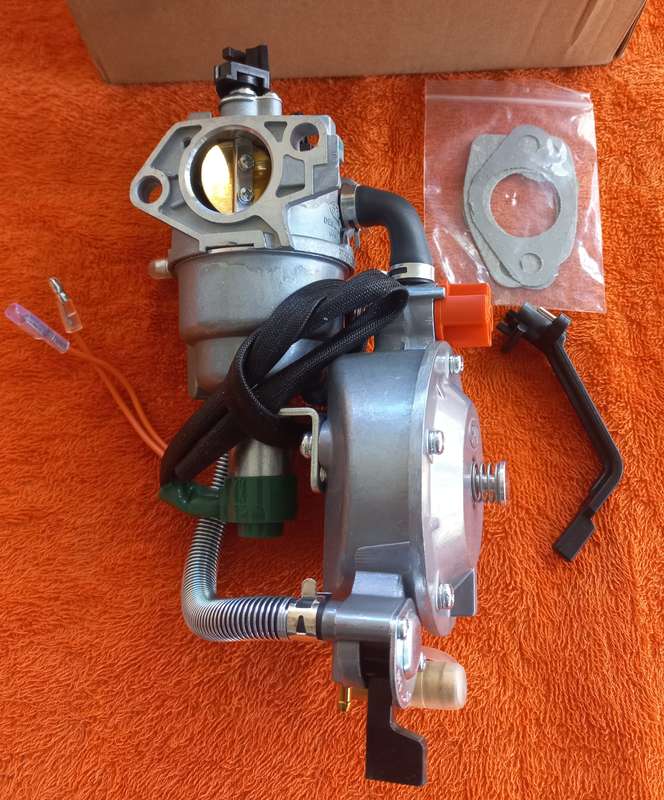 Duel fuel LPG gas / Petrol carburator for petrol motors and generators - see discription & photos