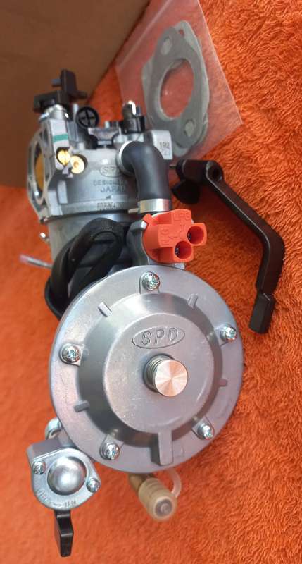 Duel fuel LPG gas / Petrol carburator for petrol motors and generators - see discription & photos