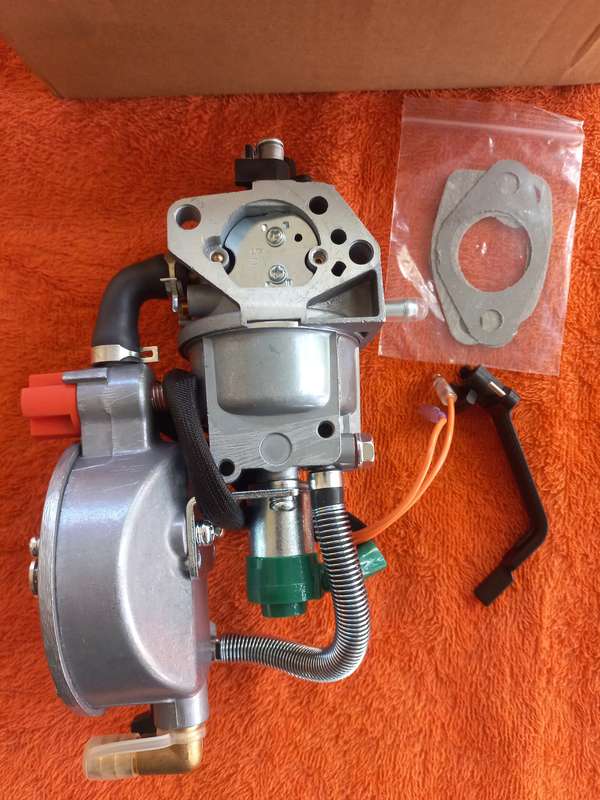 Duel fuel LPG gas / Petrol carburator for petrol motors and generators - see discription & photos