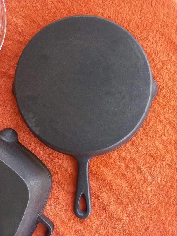 Cast iron pans