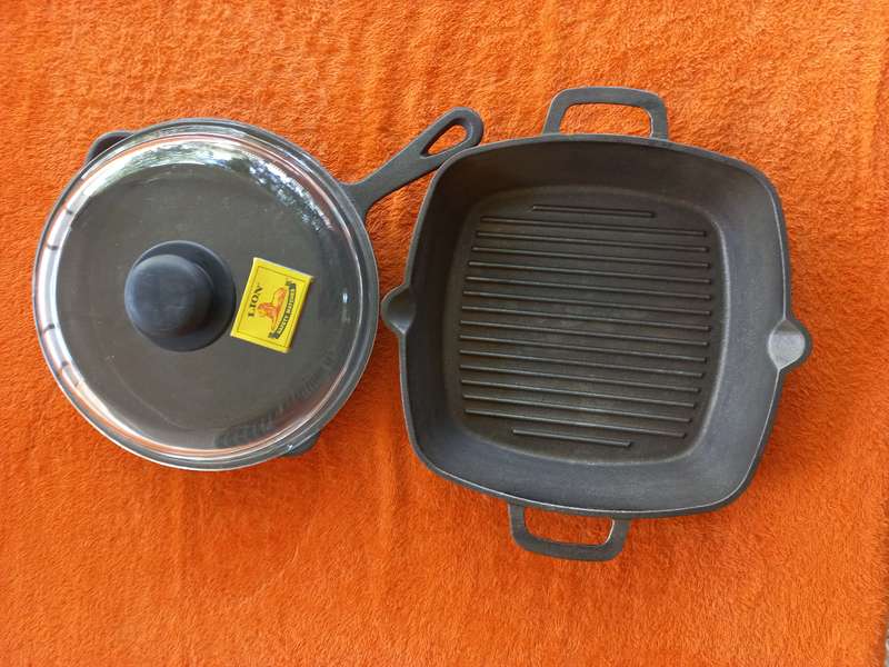 Cast iron pans