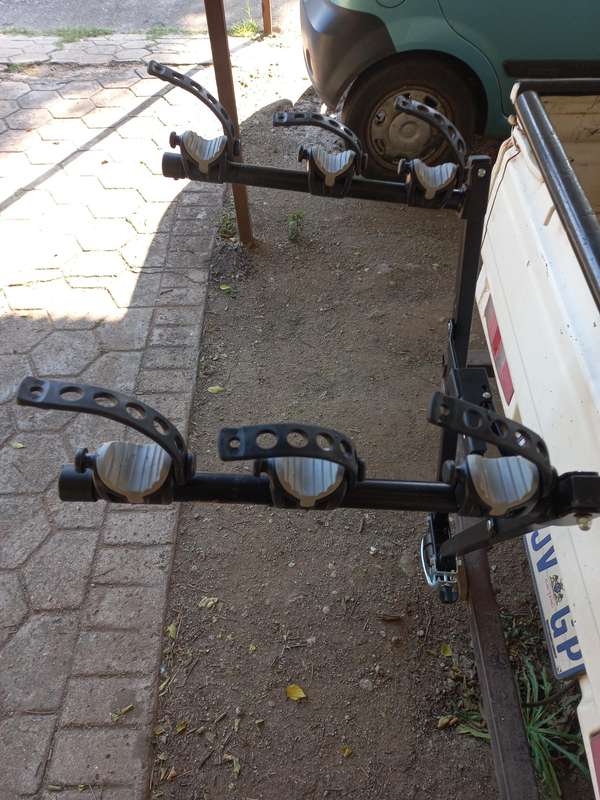 Bicycle carrier - towbar-ball mount 3x bikes - see description & photos