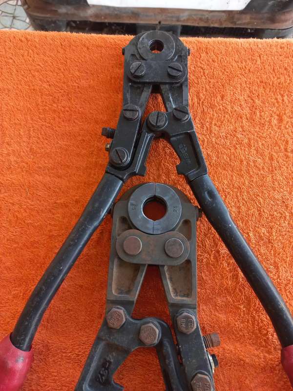2x Mechanical press/crimp tools - interchangeable dies - see description