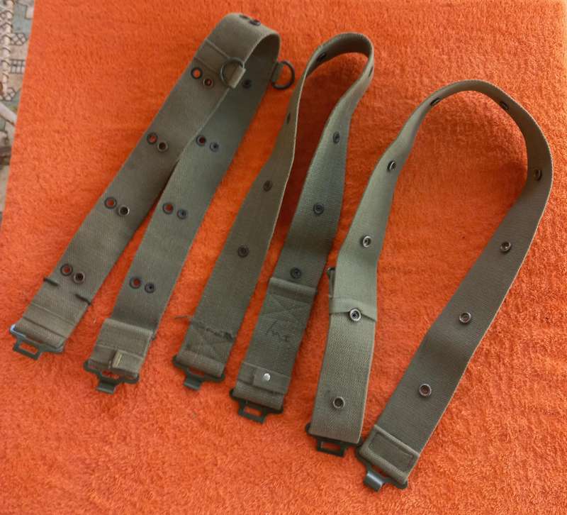 Lot of 3x Army belts