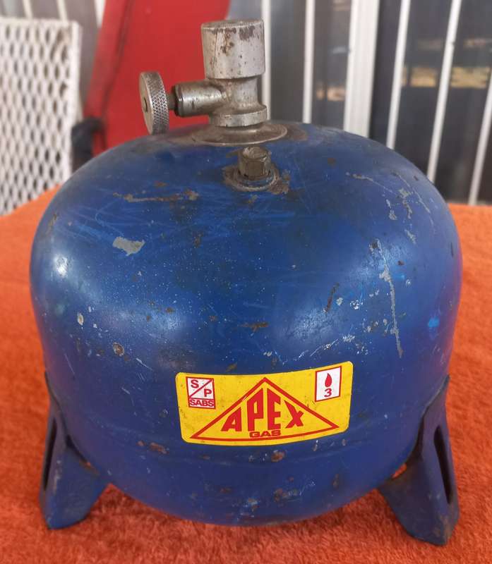 Travel mini/compact 1.3kg lpg gas cylinder (empty)
