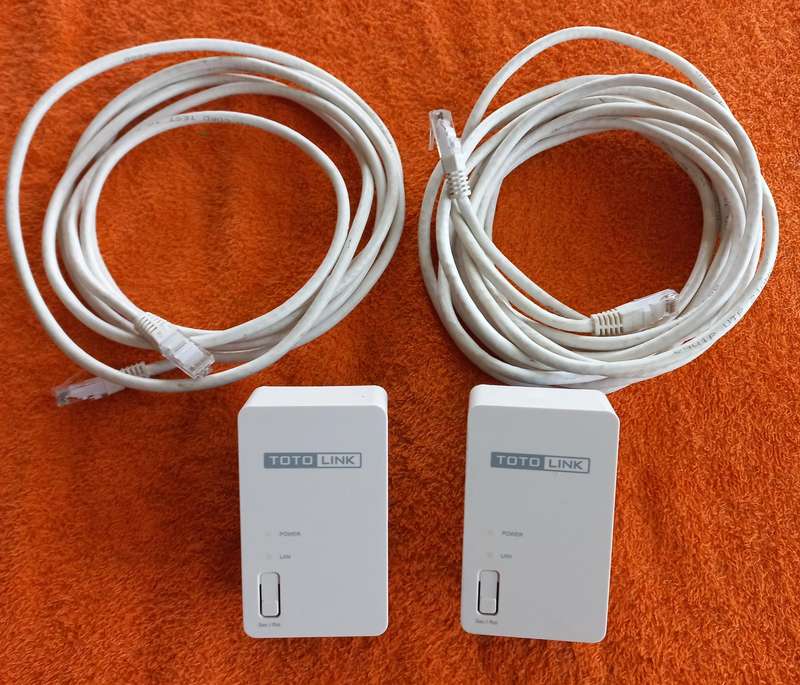 TotoLink LAN power line adapters - LAN over power lines up to 300m