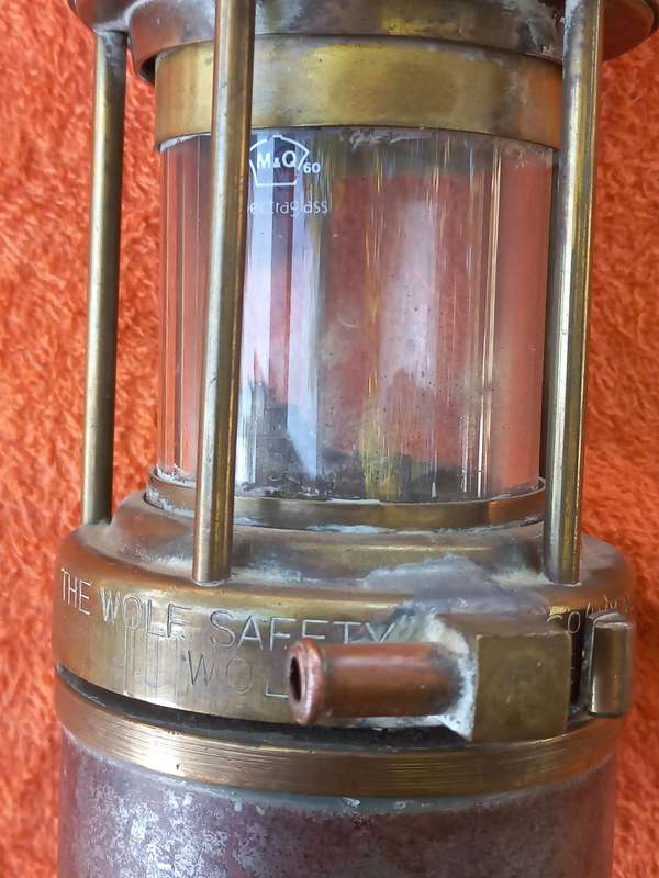 Victor Kent - Wolf Lamp 7RMBS - Miners Lamp G.M.E.F No1 - 1950s - 1970s
