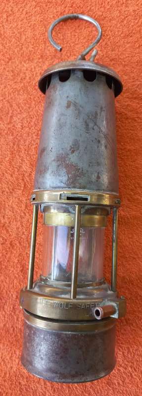 Victor Kent - Wolf Lamp 7RMBS - Miners Lamp G.M.E.F No1 - 1950s - 1970s