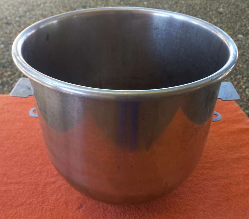 25L Dough mixer bowl - stainless steel