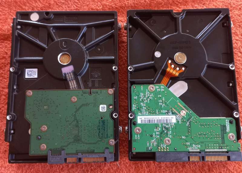 2x SATA 3.5'' hardrive lot - 2tb & 500gig