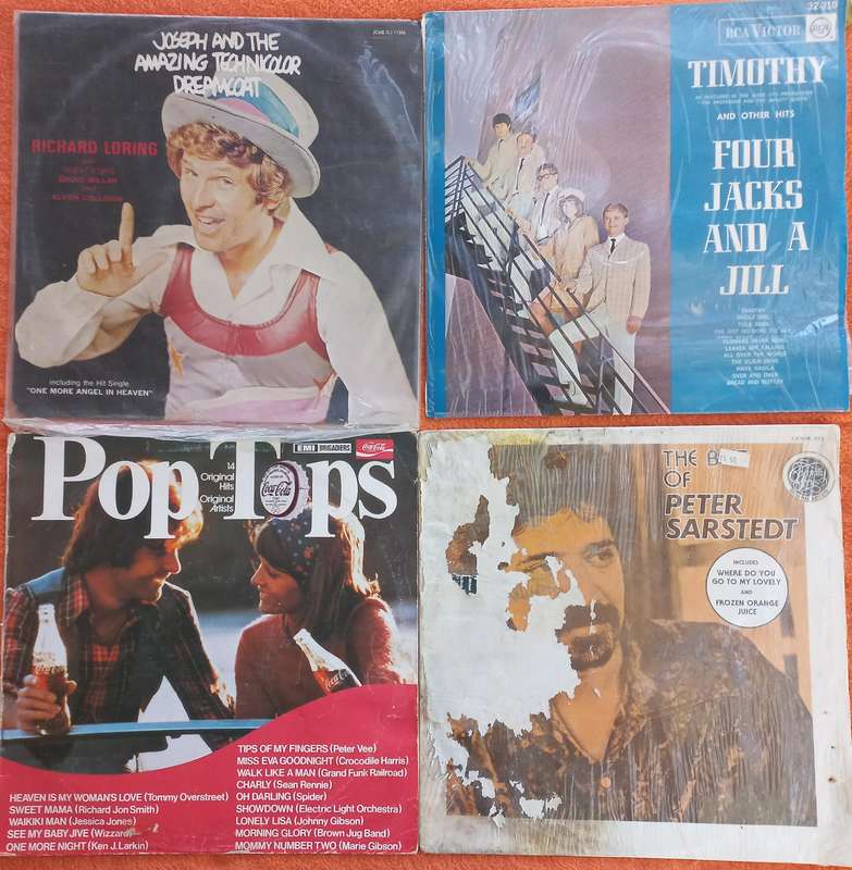 4x LP lot - See photos and description