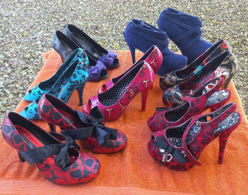 Lot of heels (8x pairs) - Size 6 - Iron Fist, Rat Baby & Rage - All good condition - see photos