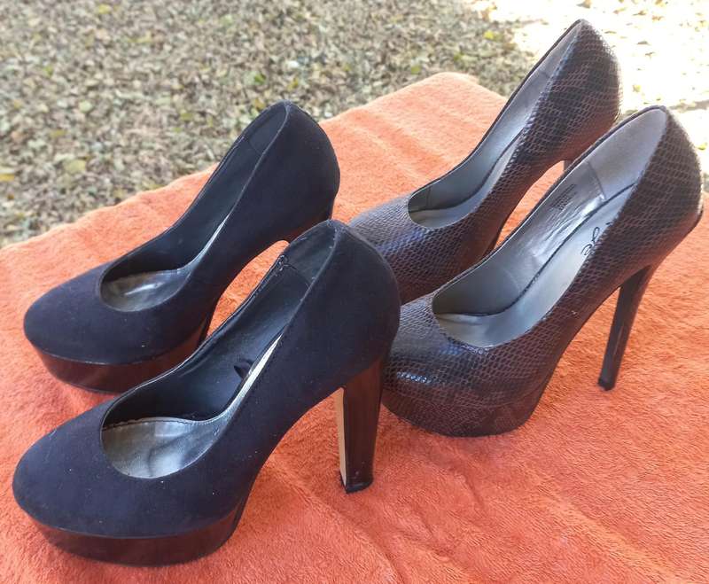 Lot of heels (2x pairs) - Size 5 - Rage & Prato - All good condition - see photos