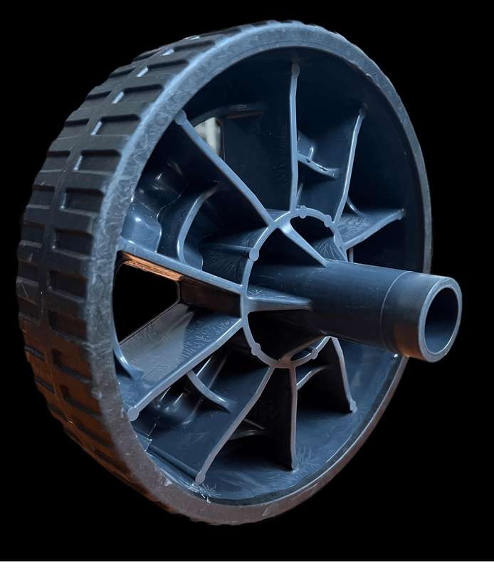 New 2x 200mm Wheelie Bin Wheels for wheelie bins 130lt and 240lt