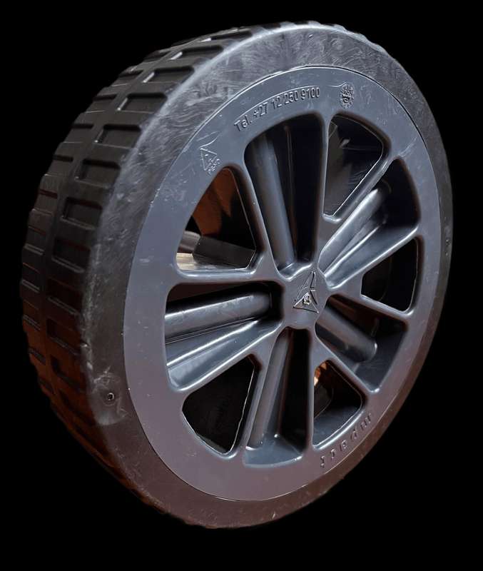 New 2x 200mm Wheelie Bin Wheels for wheelie bins 130lt and 240lt