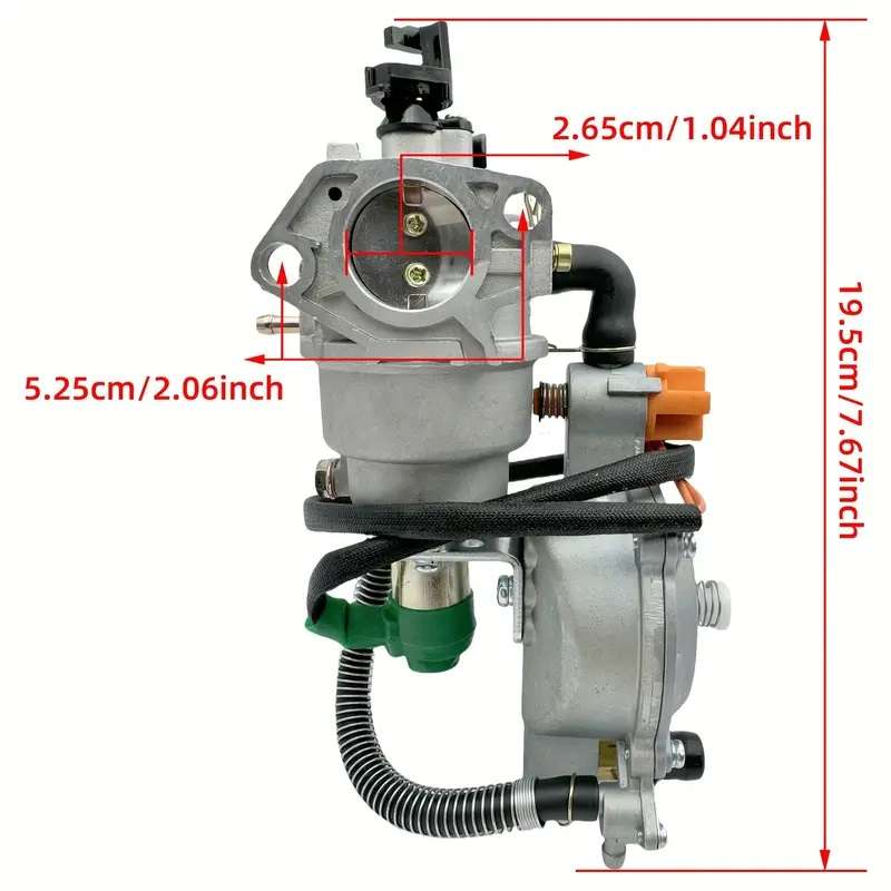 Duel fuel LPG gas / Petrol carburator for petrol motors and generators - see discription & photos