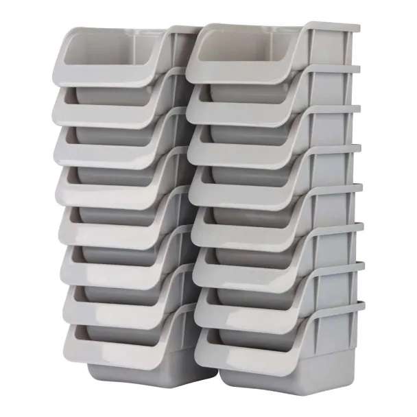 FRAGRAM 43-Piece wall mount Storage Bins, hangers, hooks & holder organizer