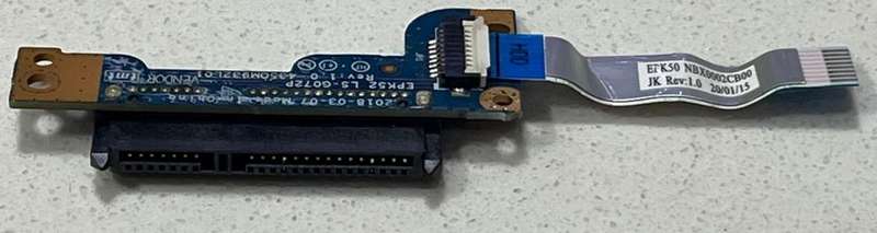 HP 255 G7 15.6" Laptop Hard Drive Connector Board LS-G072P