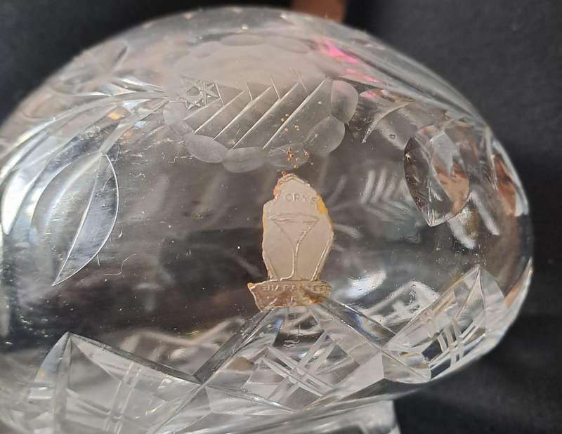 Antique Crystal Lamp
