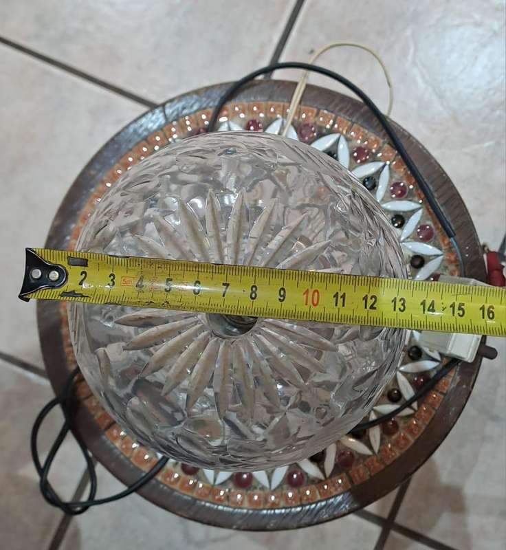 Antique Crystal Lamp