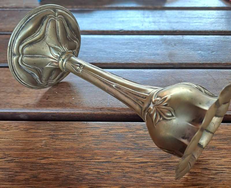 Antique Art Nouveau  Candlestick holder