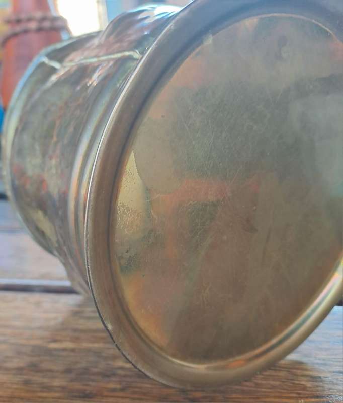 Antique Brass Bucket