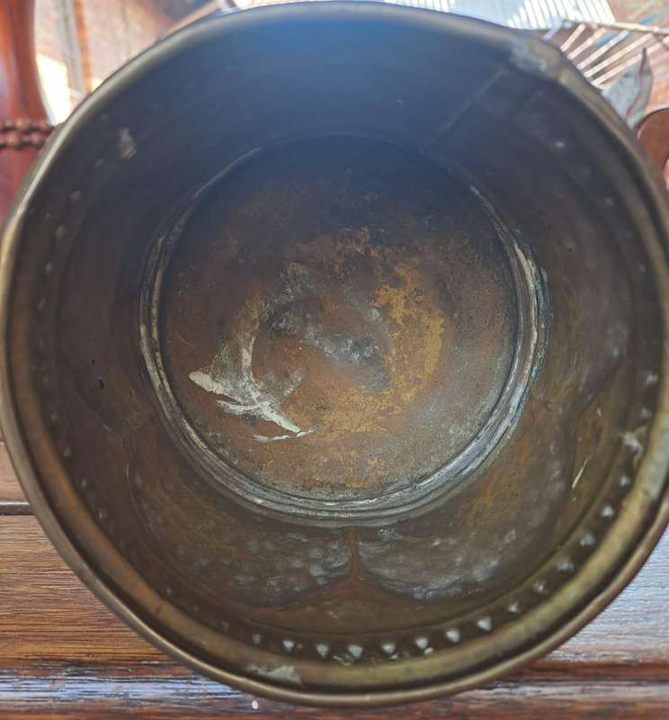 Antique Brass Bucket