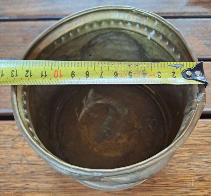 Antique Brass Bucket