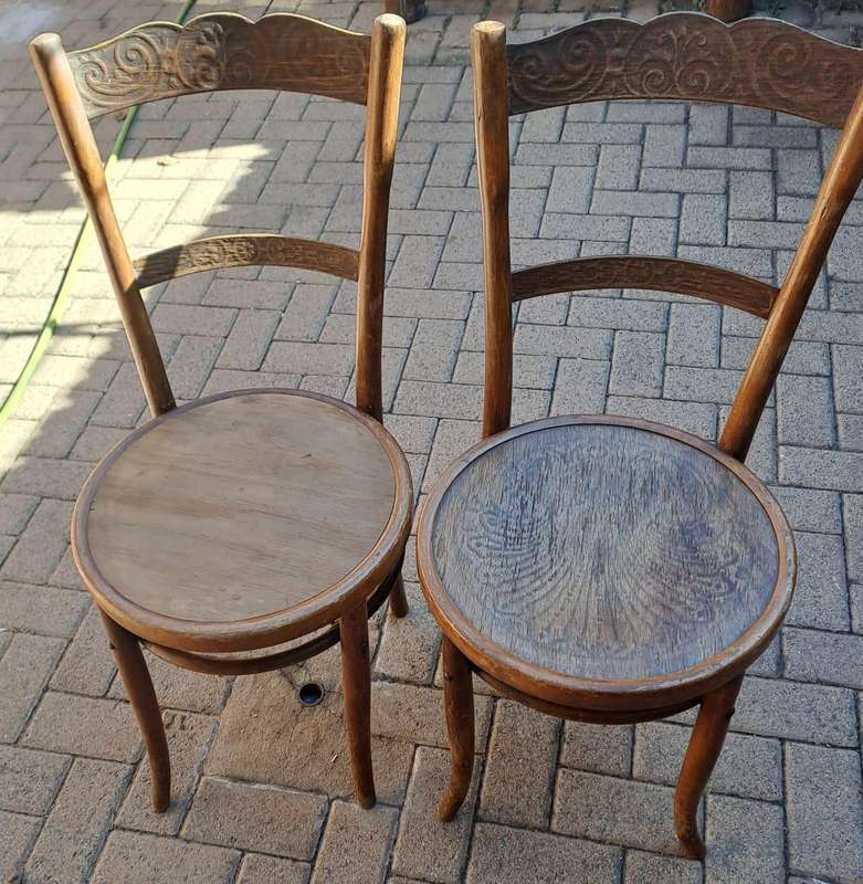 Old table and chairs