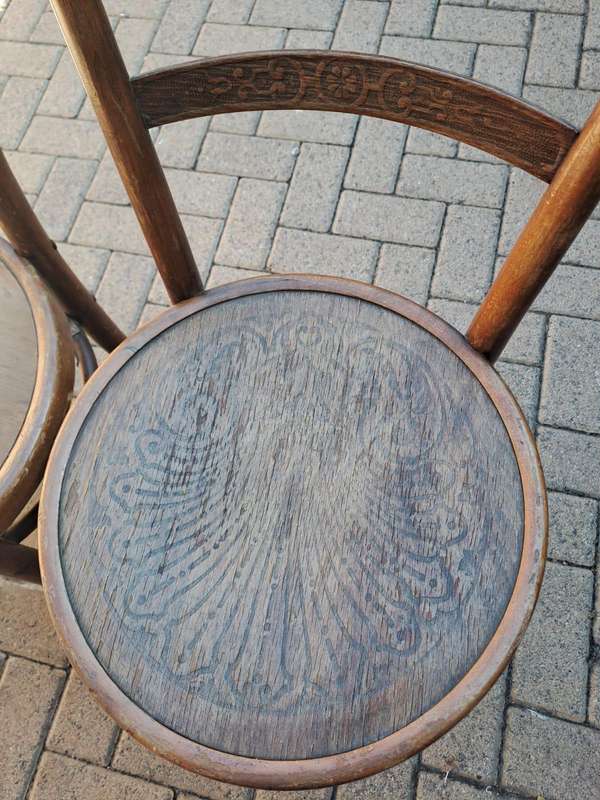 Old table and chairs