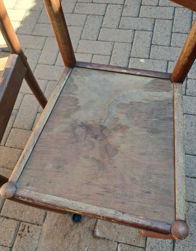 Old table and chairs