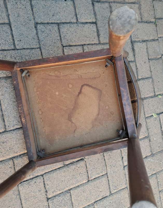 Old table and chairs