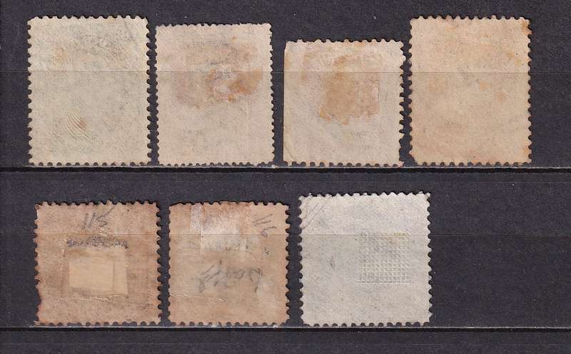 USA 1851> part sets, used            (CV £85)