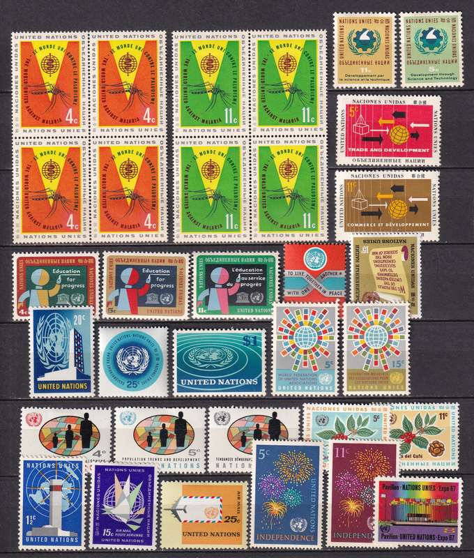 United Nation 1951> sets and part sets, M/H                (6 X SCANS)