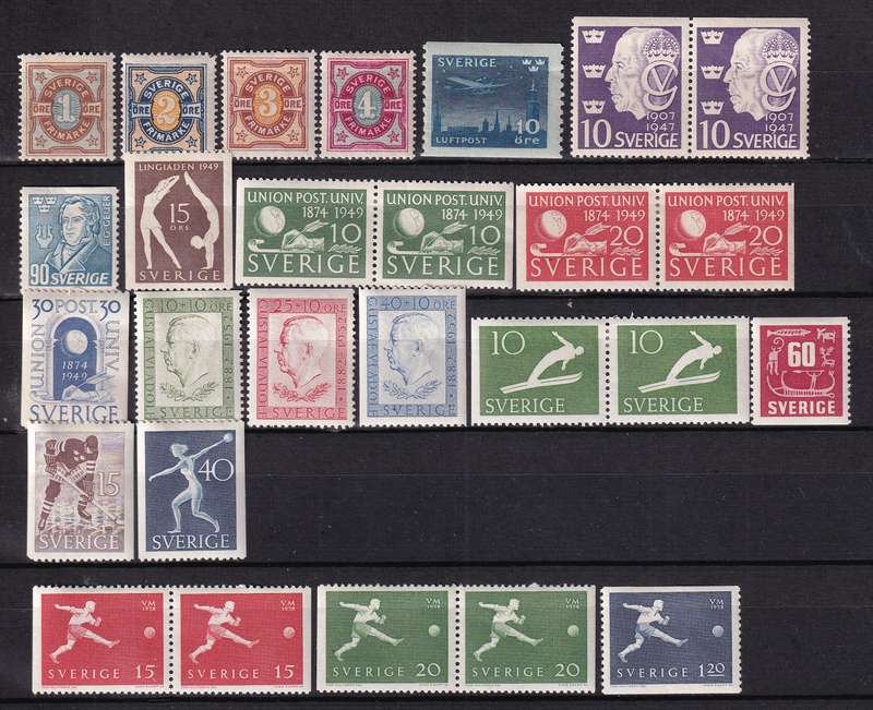 Sweden part sets , M/H