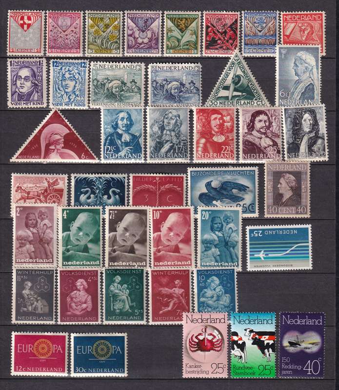 Netherlands part sets, M/H