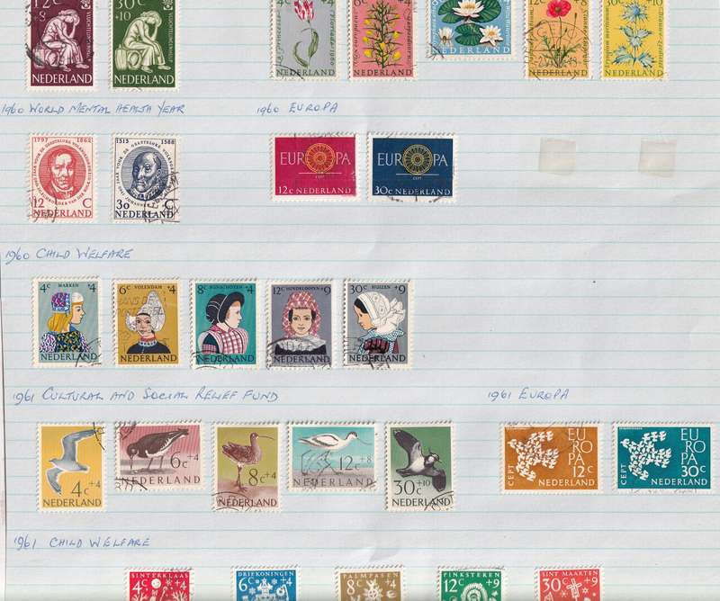 Netherlands 1952 > sets and part sets, used                     (13 SCANS))