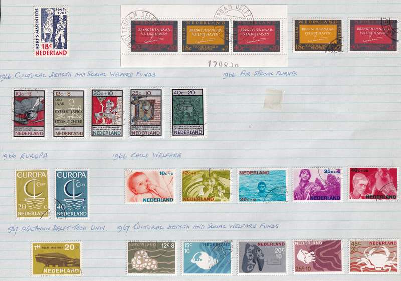 Netherlands 1952 > sets and part sets, used                     (13 SCANS))