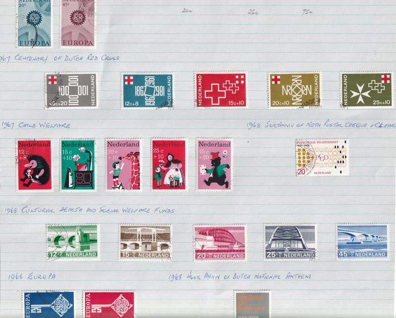 Netherlands 1952 > sets and part sets, used                     (13 SCANS))
