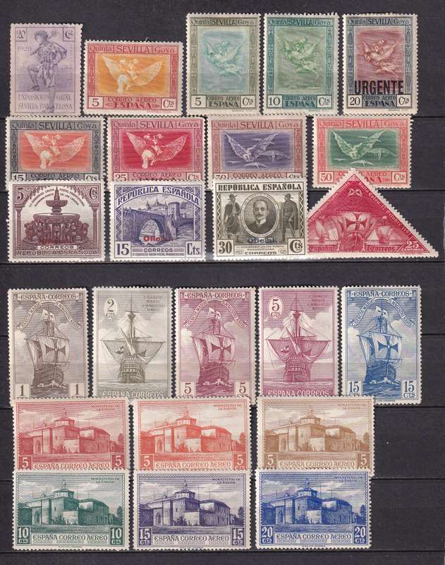Spain 1930> sets and part sets, M/H   (2 used)                              (3 SCANS)