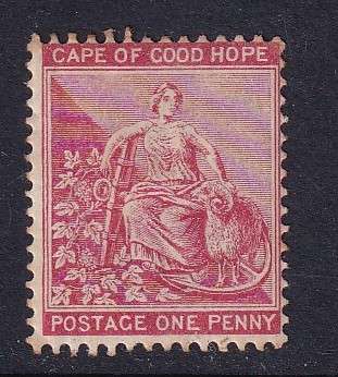Cape of Good Hope 1884-90 1/2d (Anchor) , M/H                   (toning,SACC 44,CV R265)